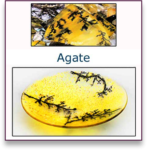 Agate Glass Art Bowl - Judith Menges