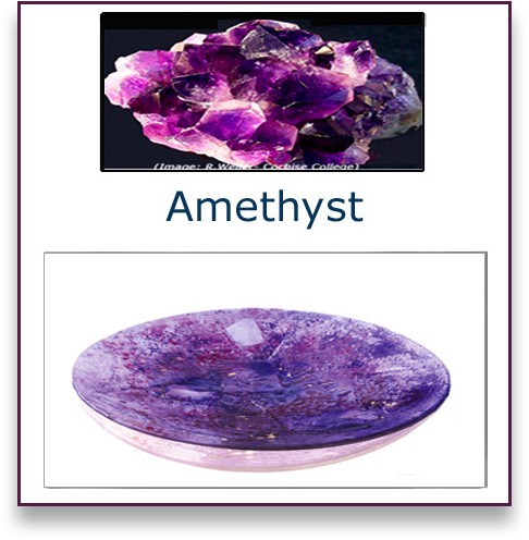 Amethyst Glass Art Bowl by Judith Menges