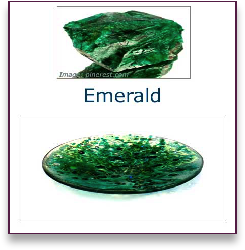 Emerald Glass Art Bowl - Judith Menges