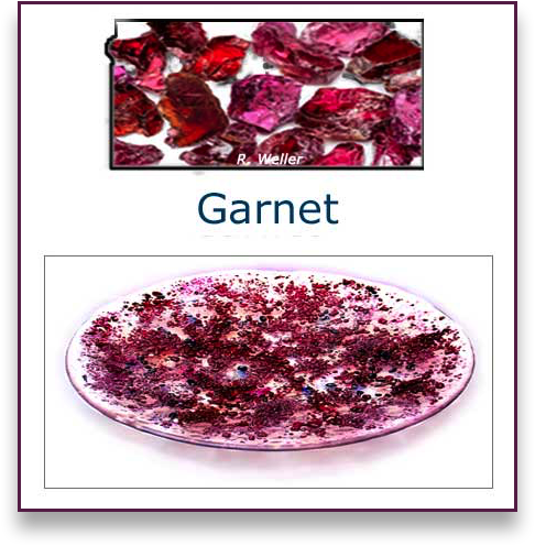 Garnet Glass Art Bowl - Judith Menges