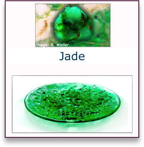 Jade Glass Art Bowl - Judith Menges