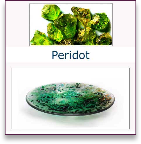 Peridot Glass Art Bowl - Judith Menges