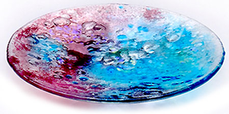 Alexandrite Glass Art Bowl - Judith Menges