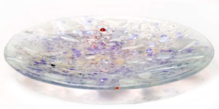 Water Pearl Glass Art Bowl - Judith Menges