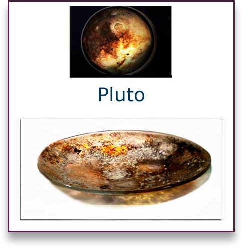 Pluto Glass Art Bowl - Judith Menges