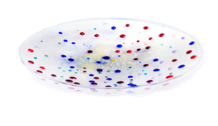Jewell Box Nebulae Glass Art Bowl - Judith Menges