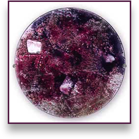 Amethyst Gemstone round bowl by Judith Menges
