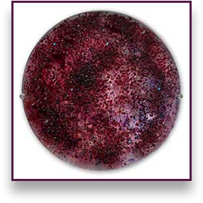 Star Ruby Glass Art Gemstone - Judith Menges